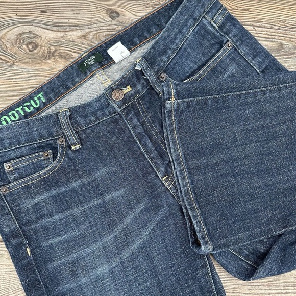 J Crew Women's 29S Blue Straight Leg Denim Jeans Stretch Mid Rise Casual - Picture 1 of 6